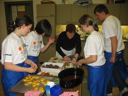 Kochwettbewerb Präsentation